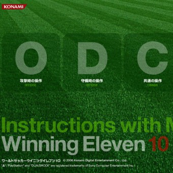 Winning Eleven 10 Instructions with Movie